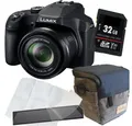 Produktbild: Panasonic DC-FZ82D schwarz Digitalkamera Set Angebot Systemkamera (inkl. Tasche,Karte,Mikrofasertuch,Displayfolie)