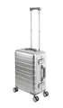 Produktbild: Travelhouse Oslo Carry-on Luggage (39 Liter) Hartschalen Trolley Koffer aus hochwertiger Aluminium/Magnesium Legierung mit 4 Doppelrollen und zweifachem TSA-Zahlenschloss