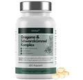Produktbild: Oregano- Schwarzkümmelöl Komplex, 180 vegane Kapseln Kapseln, 180 St., 198 g