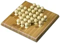 Produktbild: Solitaire Minispiel Bambus Reisespiel Geduldsspiel Holz Green Games NEU