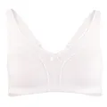 Produktbild: VIANIA! Soft BH ohne Bügel 105452 100% Baumwolle Hautsympathisch Farbe Weiß (80D, Weiß)