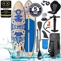 Produktbild: Aufblasbares SUP Board Set SUMMER 320 natural blue