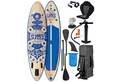 Produktbild: BRAST SUP-Board Summer Aufblasbares Stand up Paddle Set - 320x81x15cm, 5 Jahre Garantie inkl. Sonderzubehör, (2in1 Paddel Kajak-Sitz Action-Cam-Halterung), Fußschlaufe Paddel Pumpe Rucksack