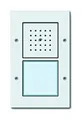 Produktbild: Gira Türstation reinweiß Aufputz 1RT Bus-System mit Infoschild mit Abdeckung...