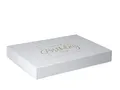 Produktbild: ideas in boxes Premium Geschenkbox Geburtstag, Geschenkkarton, Magnetbox, Magnetfaltbox, Geschenkverpackung für Geburtstag mit Schriftzug, 31x22x4cm, Weiß mit Gold