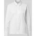 Produktbild: comma Regular Fit Bluse mit Ziersteinbesatz in Weiss, Größe 42
