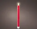 Produktbild: Kerze LED RUSTIK DH 2x25 cm rot Duftkerze Candle