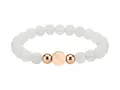 Produktbild: LIEBESKIND BERLIN Beads 6mm mit Logotag in Edelstahl, 17 cm, Roségold LJ-0334-B-