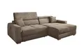 Produktbild: Jockenhöfer Gruppe Ecksofa SLIDER, Taupe, Cordbezug, Kopfteilverstellung, elektrische Sitztiefenverstellung, USB-Anschluss, B 277 x T 187 cm