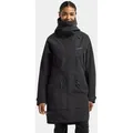 Produktbild: Didriksons Parka Damen Übergangsjacke Mantel Wasserdicht ILMA mit Kapuze mit Taschen schwarz 38 EU