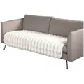 Produktbild: Delindo Lifestyle Sesselschoner Kuscheliger Webpelt Sesselschoner/Sofaschoner, Webpelz Sesselüberwurf/Sofaüberwurf beige 90 cm x 160 cm