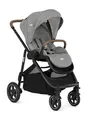 Produktbild: Joie versatrax™ Buggy, kompakt faltbar, flache Liegeposition, Reisesystem-kompatibel, mit Regenschutz & höhenverstellbarem Schieber, Geburt bis 4 Jahre (0–22 kg), pebble
