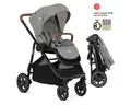 Produktbild: Joie Kinder-Buggy Versatrax - Pebble, Sportwagen mit Teleskopschieber, Adapter & Regenschutz bis 22 kg