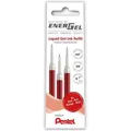 Produktbild: Pentel Tintenrollermine Rot EnerGel (3 Stk., Rot, 0.40 mm) (LR7-3B)