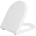 Produktbild: WC-Sitz Duravit Starck 3 Standard 380 x 30 x 383 mm, mit Edelstahl-Scharnier, weiß - 0063810000