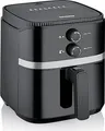 Produktbild: SEVERIN Heißluftfritteuse FR 2452 | Airfryer 4,3 l | 1.500 W | 80-200 °C | Timer | Abschaltautomatik | Schwarz/Silber