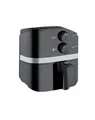 Produktbild: Heißluftfritteuse 5L Schwarz Silber Antihaft Timer 1500W Airfryer FR 2452