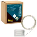 Produktbild: 31118 - LED Micro Lichterkette mit 20 LEDs in Warmweiß 6 Stunden Timer Funkti...