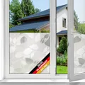 Produktbild: d-c-fix Fensterfolie Amena - 45 cm x 1,5 m – statische Sichtschutzfolie mit modernem Muster für Glasflächen – selbsthaftend, blickdicht, dekorativ