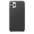 Produktbild: Original Apple iPhone 11 Pro MAX Leder Schutzhülle Case Cover Etui Schwarz OVP