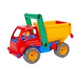 Produktbild: Lena 04150 - Aktive LKW Kipper, Baustellenfahrzeug ca. 27 cm, robuster Kipplaster mit Haltegriff und beweglicher Spielfigur, Muldenkipper Set, Spielfahrzeug für Kinder ab 2 Jahre
