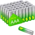 Produktbild: GP Batteries Super Micro (AAA)-Batterie Alkali-Mangan 1.5 V 40 St. (030E24AS40-2)