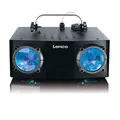 Produktbild: Lenco LFM-110 Dual Matrix RGB Partylicht - mit Nebelmaschine - integrierte Lichtshowprogramme - 1 Liter Fassungsvermögen für Nebelflüssigkeit - Nebel-Timer - schwarz