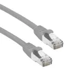 Produktbild: 10m CAT.6A Patchkabel, S/FTP, AWG26, PoE kompatibel, grau, 1:1 Stecker gerade