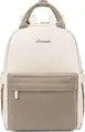 Produktbild: LOVEVOOK Kleiner Rucksack Damen Wasserdicht Mini Backpack Stilvoll 2 in 1 Handtasche Tagesrucksack Khaki 11 Zoll