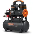 Produktbild: Mophorn - Vevor Silent Druckluftkompressor 2800u/min Flüsterkompressor 70db Ölfreier Kompressor 8l Druckbehälter 6-8bar 900w (1,2ps) 3,5 Mpa Ideal Zum Aufpumpen Von Reifen Autoreparaturen Holzarbeiten
