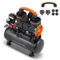 Produktbild: 900W Druckluftkompressor Flüsterkompressor Ölfrei Kompressor 8L 2800U/min