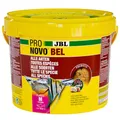 Produktbild: JBL PRONOVO BEL FLAKES, Hauptfutter für alle Aquarienfische von 8-20 cm, Fischfutter-Flocken, Größe M, 5,5 l