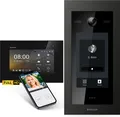 Produktbild: Balter EVO-HD Video Türsprechanlage mit Touchscreen, App, 1 Familienhaus, 1x 7 Zoll Monitor, Türklingel mit Kamera Full HD, 2 Draht Bus, schwarz