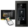 Produktbild: Balter EVO-HD Video Türsprechanlage mit Touchscreen Türstation, Video Türklingel, Smartphone App, 1 Familienhaus, 1x 7 Zoll Monitor, Türklingel mit Kamera Full HD, 2 Draht Bus, 175° Weitwinkel, RFID