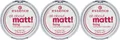 Produktbild: Essence Puder all about matt! fixing compact powder, 3-tlg., mit hoher Deckkraft