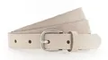 Produktbild: Tamaris Slim Velours Belt W95 Gürtel Dark Vanilla beige Neu