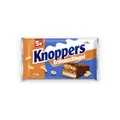 Produktbild: Knoppers ErdnussRiegel – 1 x 200 g (5 Riegel) – Schokoriegel mit Milch- und Erdnusscreme, gehackten salzigen Erdnüssen, Karamell und Vollmilchschokolade