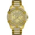 Produktbild: Herrenuhr GUESS FRONTIER W0799G2 Multifunktion Edelstahl Golden Swarovski