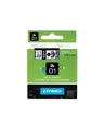 Produktbild: Dymo D1 Selbstklebende Etiketten Schwarz auf Transparent 0,9 cm x 7 m (S0720670)
