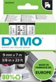 Produktbild: DYMO® Schriftbandkassette D1 40910, 9 mm, transparent/schwarz 67117