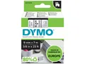 Produktbild: Dymo 40910 (S0720670) - (9 mm) - Schwarz auf transparent - Tape