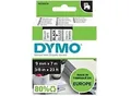 Produktbild: DYMO D1 Beschriftungsband Authentisch 40910 2027786 Selbsthaftend Schwarz auf Transparent 9 mm x 7 m