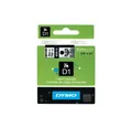 Produktbild: DYMO Beschriftungsband Schriftband 40910 transparent/schwarz