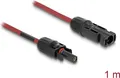 Produktbild: Delock DL4 Solar Kabel Stecker zu Buchse rot - Kabel (90972)