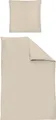 Produktbild: Irisette Mako-Satin uni Bettwäsche-Garnitur Paris 8000 Farbe beige-81 Größe 200x200+2x80x80 cm