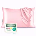 Produktbild: ® Seiden-Kissenbezug – 100% Maulbeerseide 22Momme – Faltenreduzierend hypoall...
