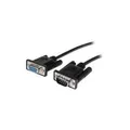 Produktbild: StarTech.com Serielles DB9 Straight Through Kabel - Stecker/Buchse - Serielles Verlängerungskabel - DB-9 (M) - DB-9 (W) - 2,0m - Schwarz (MXT1002MBK)
