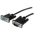 Produktbild: StarTech.com 2 m schwarzes Seriell Straight-Through DB9 RS232-Kabel - Stecker/Buchse - Serielles Verlängerungskabel - DB
