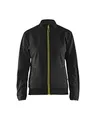Produktbild: Blaklader 339425269933M Damen Sweatshirt mit Reissverschluss, Schwarz/Gelb, Größe M