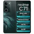 Produktbild: realme C71 4G Smartphone, 6,67 Zoll 120 Hz Display, 6000 mAh Akku, 8+256 GB internes Speicher, 50 MP Kamera, Octa-Core T7250 Chipset, Owl Green, ohne Adapter